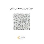 موزاییک واش بتن 40*40 سفیدمشکی